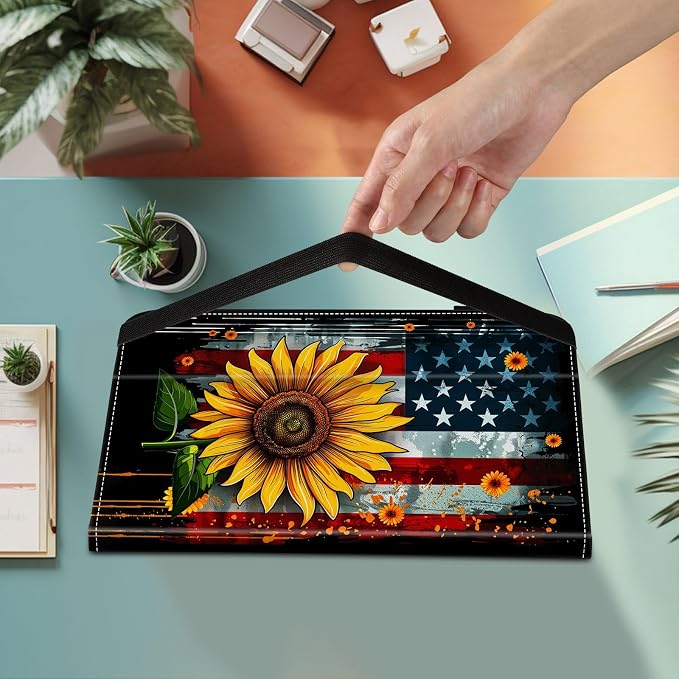 American Flag Sunflower