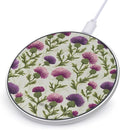 Scottish Thistles Flower Fast Portable Charger 10W Funny Graphic Phone Charging Pad with USB Cable