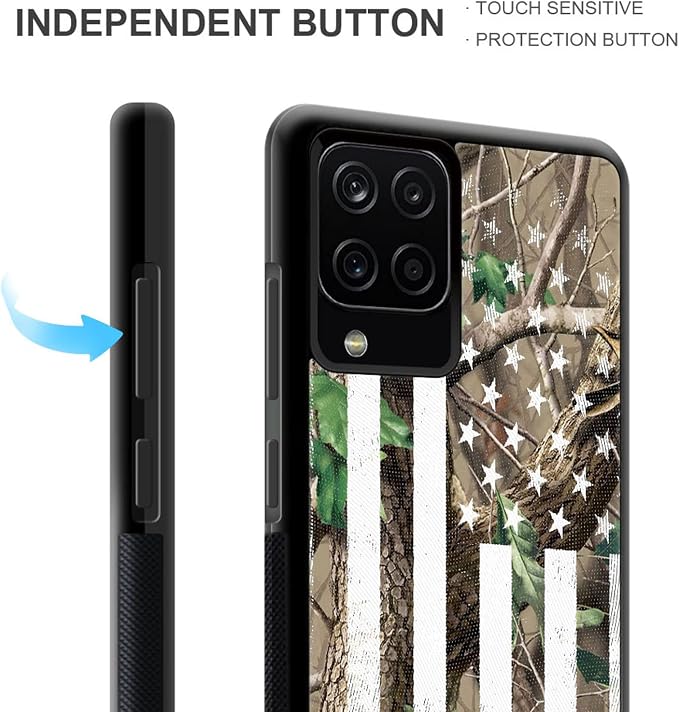 Camo Forest American Flag