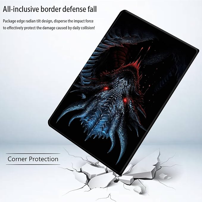 Bxgolkgd Tablet Case for 7 Kindle Paperwhite 2024 (12th Gen) &amp Kindle Colorsoft Signature EditionAuto Wake/Sleep FunctionDragon