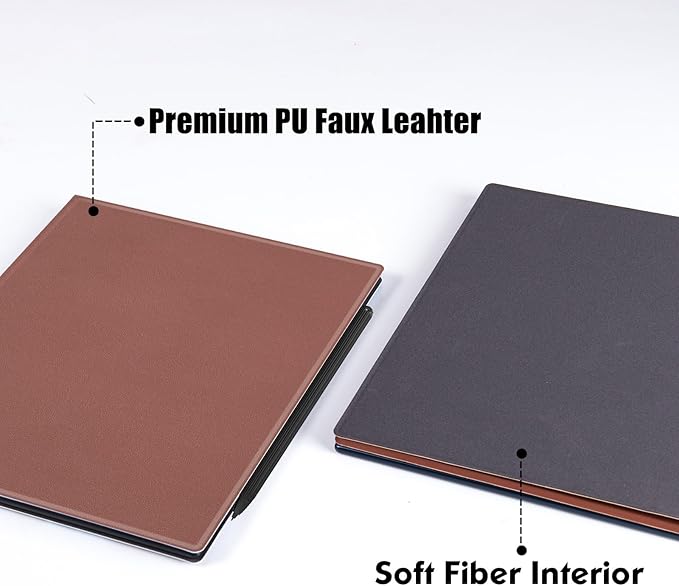 BOZHUORUI Magnetic Case for 10.3 Boox Note Air5 C (2025) / Note Air4 C (2024) / Note Air3 C (2023) Tablet ePaper | with Auto Sleep/Wake | Slim Lightweight | PU Leather Cover (Brown)