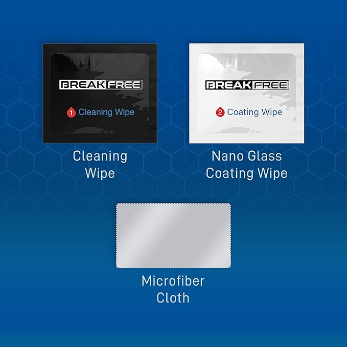 BREAK FREE Liquid Glass Screen Protector With $250 Coverage | Wipe On Scratch and Shatter Resistant Nano Protection for All Phones Tablets and Smart Watches - Universal Compatibility