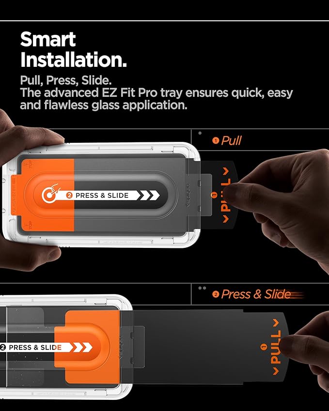 Spigen Tempered Glass Screen Protector [GlasTR EZ FIT Pro] designed for Galaxy Z Fold 7 [Case Friendly] - 2 Pack