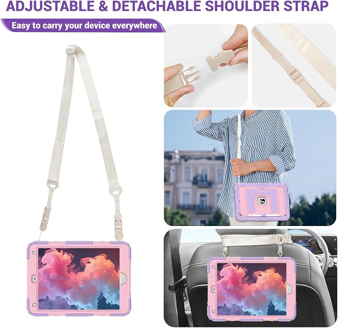 iPad 10.2 Case-Purple/Rose