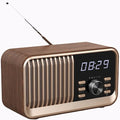 CENSHI Digital Alarm Clock with Wireless Charger Bluetooth Speaker RadioBuilt in Lithium Battery 4-5 H Playtime.