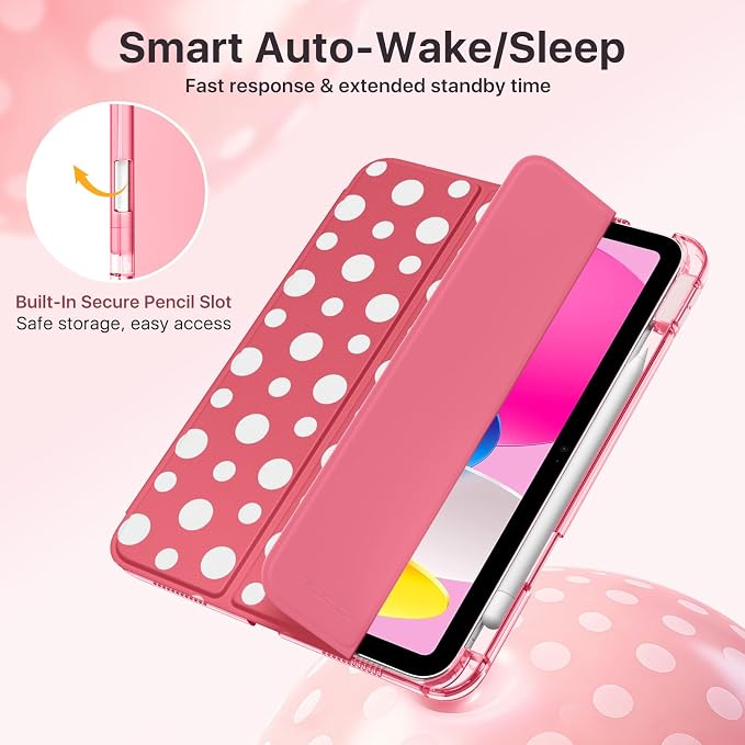 B-Polka Dot WatermelonRed