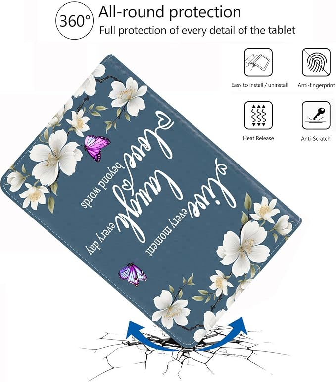 Floral Quote Live Laugh Love