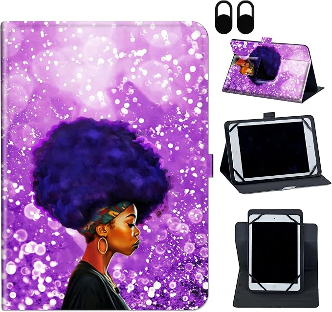 Purple African Womans