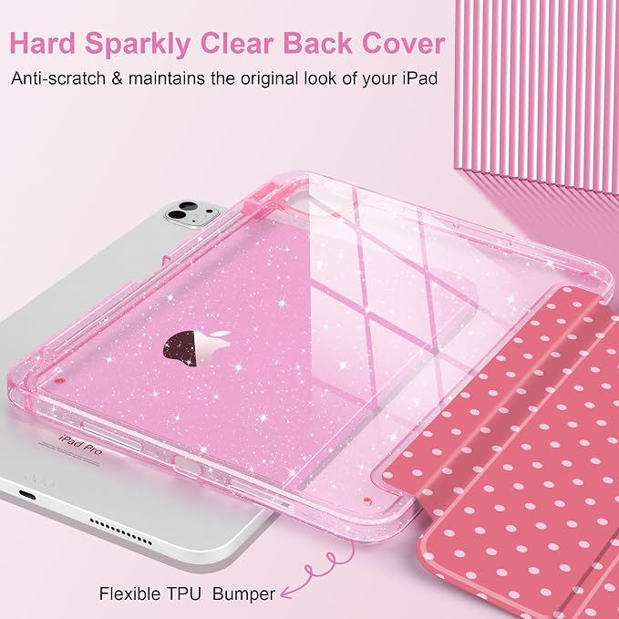 Dark Pink Polka Dot