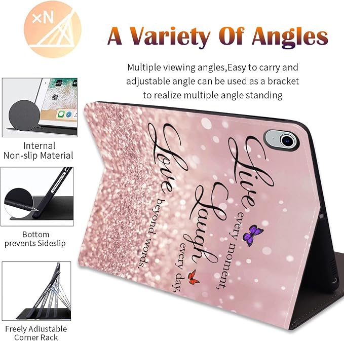 Glitter Quote Live Laugh Love