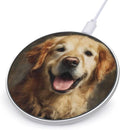 Retriever Dog Cute Face Fast Portable Charger 10W Funny Graphic Phone Charging Pad with USB Cable