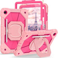 Case for Samsung Galaxy Tab A9+/ A9 Plus 11 Inch (SM-X210/X216/X218) with Screen Protector/360 Rotating Stand Military Grade Shockproof Cover for A9 Plus Tablet Case