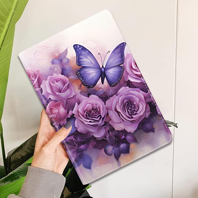 Butterflies and Purple Roses
