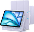 ESR for iPad Air 11 Inch Case M4/M3/M2 (2026/2025/2024) iPad Air 5th/4th Gen (2022/2020) Powerful Magnetic Attachment Slim Trifold Stand Case Auto Wake/Sleep Durable Protection Light Purple