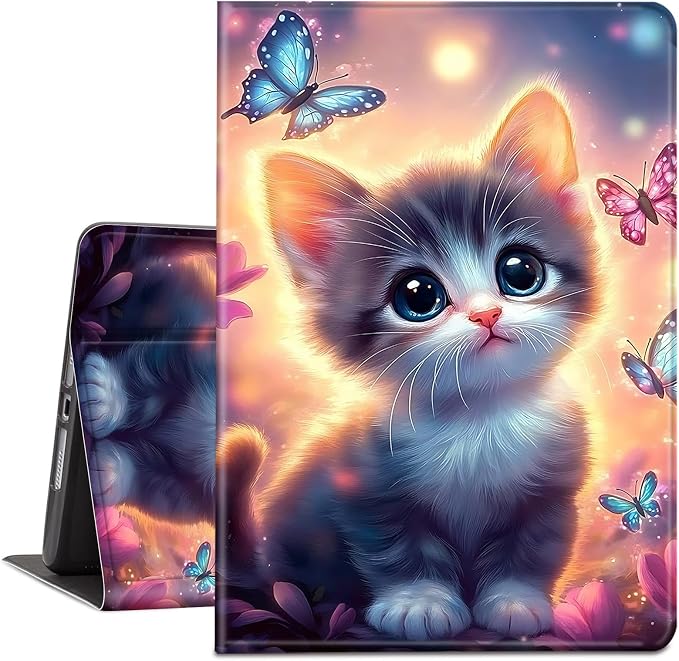 Kitten And Butterfly