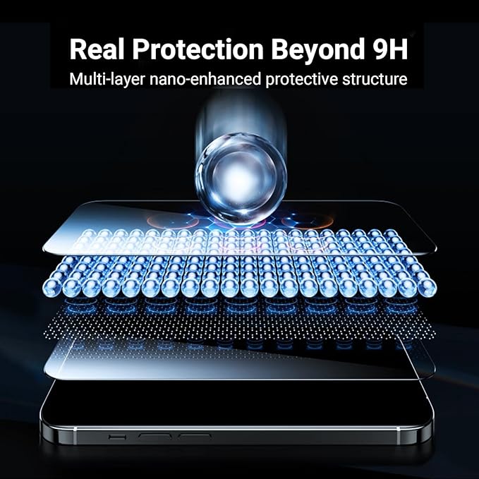 UltraGlass UNBREAK TOP 9H+ Armor for iPhone 17e/ 16e Screen Protector 6.1'' (No.1 Military Grade Shatterproof) Screen Protector 17e/ 16e Tempered Glass (Longest Durable &amp Full Edge Coverage) 2 Pac