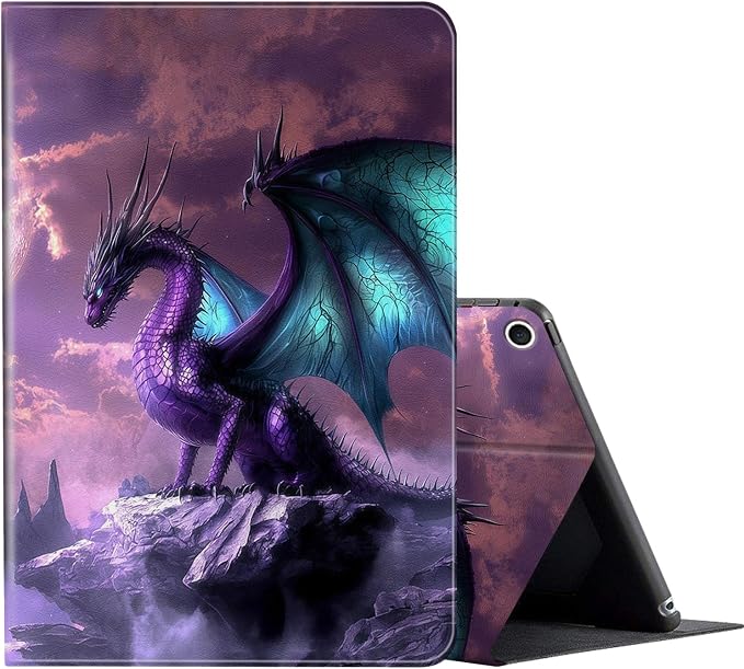 Purple Dragon with Blue Wings