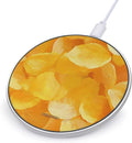 Yellow Potato Chips Phone Charger Magnetic Charging Pad Anti-Slip with USB Cable