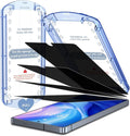 iGluz Privacy PET Screen Protector for Samsung Galaxy S25 Ultra 6.9 (4 Pack)Ultra-Thin Flexible Film with 0.02s Sensitive Fingerprint UnlockEasy-Install Alignment TrayCase-Friendly &amp Shatter-P