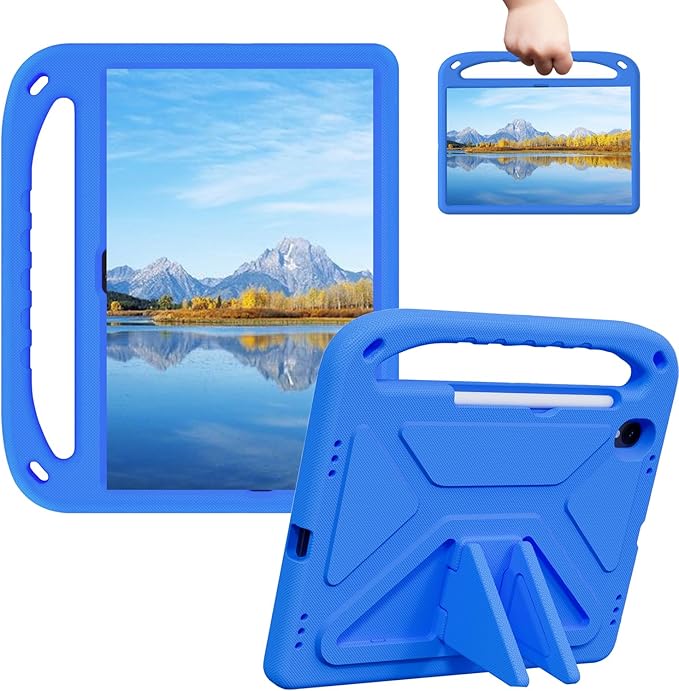Kids Tablet Case with Handle and Kickstand Lightweight Shockproof Cover Compatible with Samsung Galaxy Tab S11 Blue