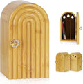 Phone Box for Family Time Bamboo Cell Phone Jail 3 Sections Hold 6 Phones with Charging Holes Phone Holder Self-Discipline Box Help Kids Adults Focus Back Mobile Phone Addiction (Wood)