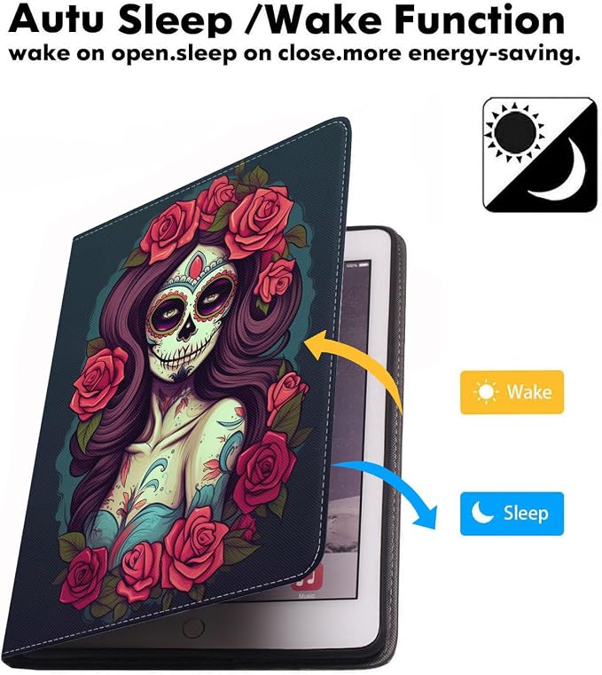 Sugar Skull Girl Roses