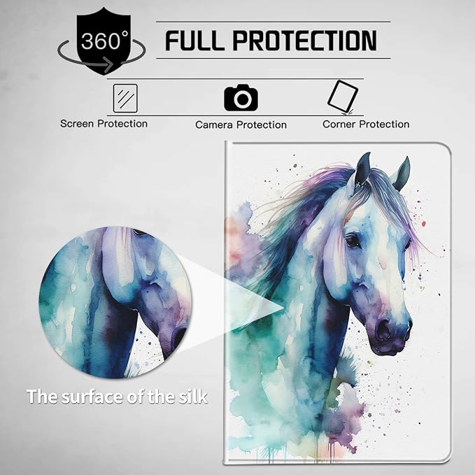 a Cute Colorful Horse
