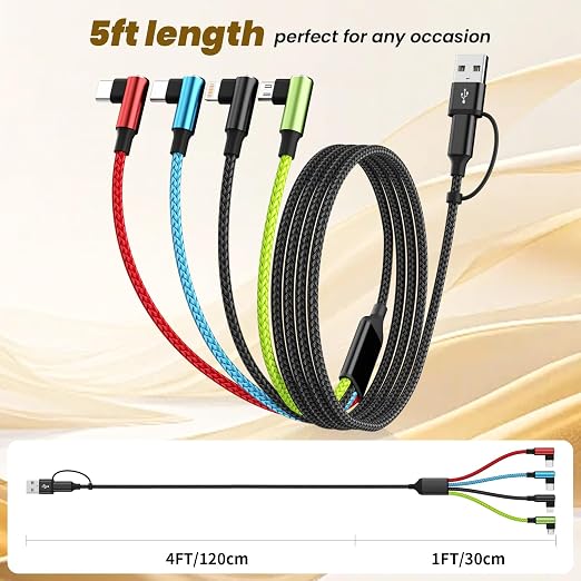 USB A+C-Red_Blue_Black_Green-1Pack