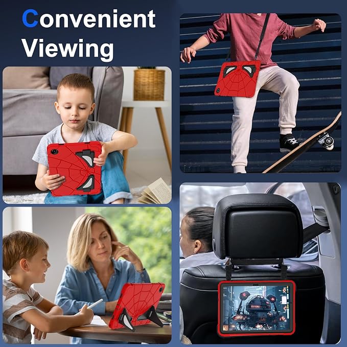 Galaxy Tab A11+/A9+ Case-Red/Black
