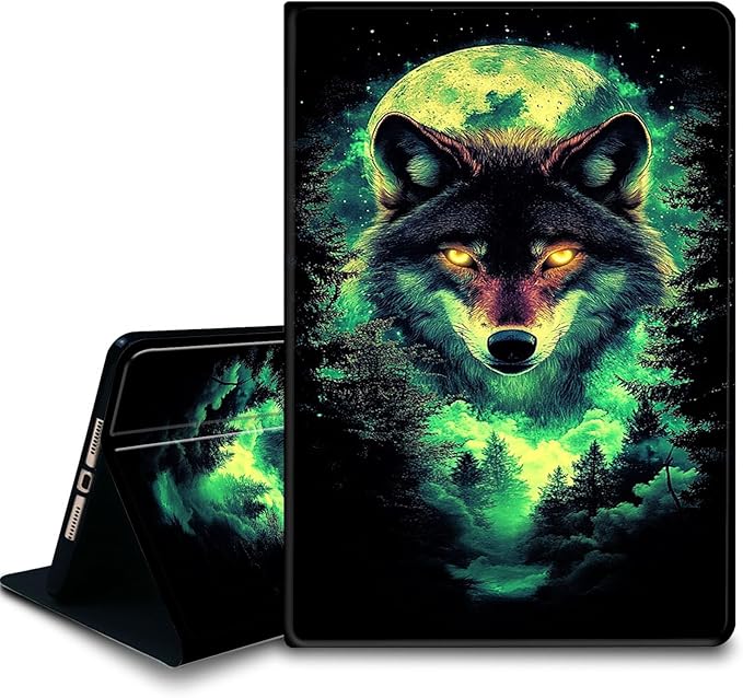 Bxgolkgd Tablet Case for 6.8 Kindle Paperwhite (11th Generation-2021) &amp Kindle Paperwhite Signature EditionAuto Wake/Sleep FunctionWolf Moon