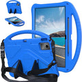 Compatible with Lenovo Idea Tab Plus 12.1 Inch 2025 TB-365FC Case for Kids - Durable Lightweight EVA Shockproof Protective Handle Stand Cover (Blue)