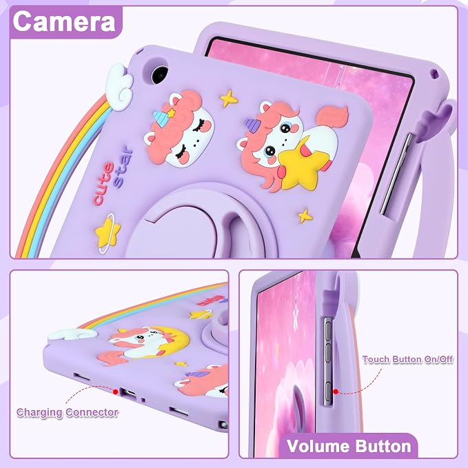Rainbow Unicorn-Purple