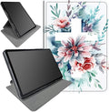 Case for Samsung Galaxy Tab S6 10.5 2019 (Model SM-T860/T865/T867) Watercolor Cross Flowers Theme 360 Degree Rotating Stand Smart Protective Cover for Samsung S6 T860 Tablet