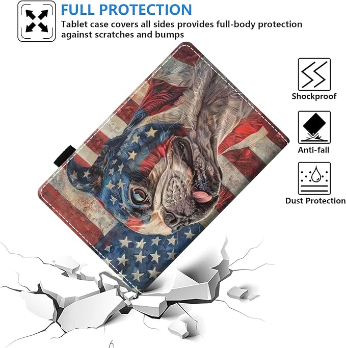 American Flag Pug