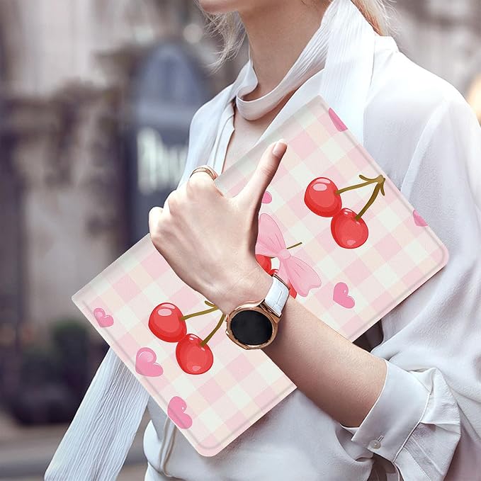 Pink Cherry Checkered