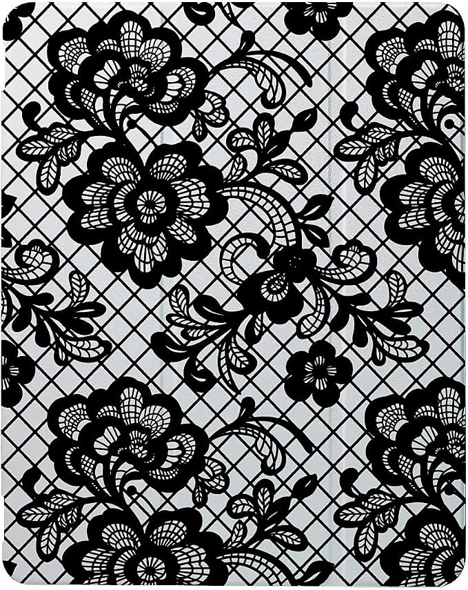 Black lace floral Graphic Aesthetic