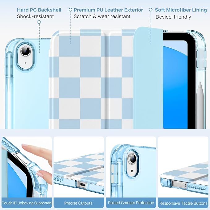 S-Checkered Sky Blue