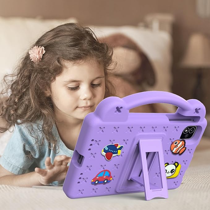 Compatible with Alldocube iplay 60 mini pro 2024 8.4 inch/iplay 60 mini2 2024 8.4 inch Tablet Case Shockproof Protective Case with Shoulder Strap &amp Stand Handle Light Purple