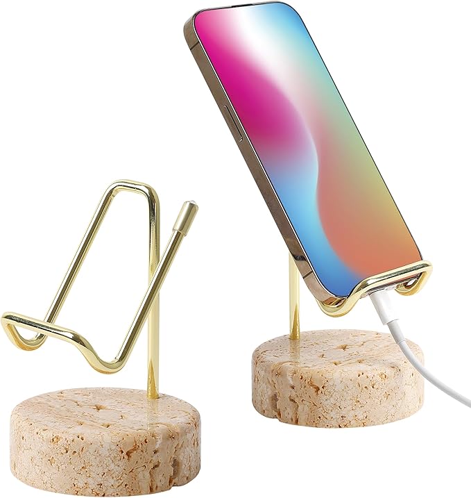 Travertine Beige + Gold