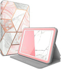 i-Blason Case Designed for Galaxy Tab A 8.0(SM-T387) 2018 [Cosmo Series] with Built-in Screen Protector Full-Body Lightweight Leather Hybrid Protective Case for Tab A 8.0 2018 Release (Marble)