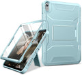 DTTO Case for iPad (A16) 11th Generation 11-Inch 2025 iPad 10th Generation 10.9-Inch 2022 Durable Shockproof Full Body Protective Cover with Built-in Screen Protector Ice Blue