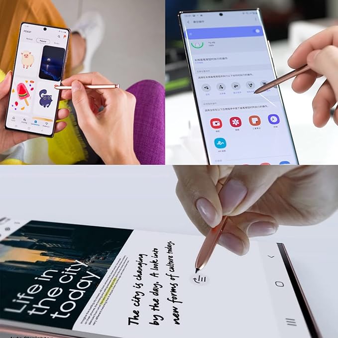 Galaxy Note 20 Stylus Pen with Bluetooth for Samsung Galaxy Note 20 Note 20 Ultra 5G(EJ-PN980BAEGUS) Note 20 S Pen Touch Stylus Pen Replacement (Mystic Bronze)
