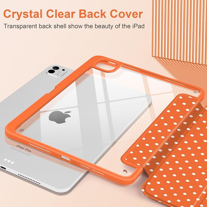 Orange white dot