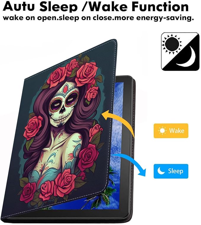Sugar Skull Girl Roses