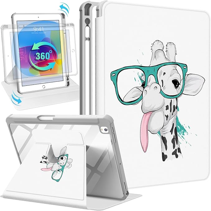 6-for iPad 789-Glasses Giraffe