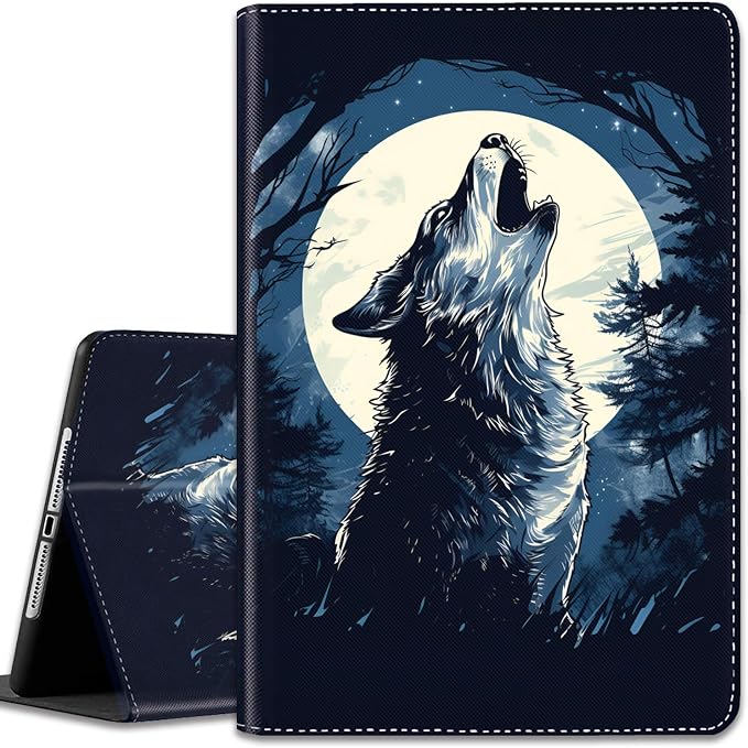 Wolf Howling Under The Moon