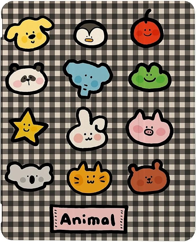 cute Animals on black stripes