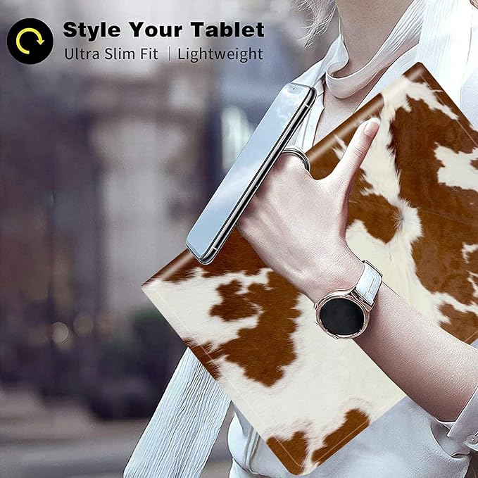 Brown Cow Hide Print