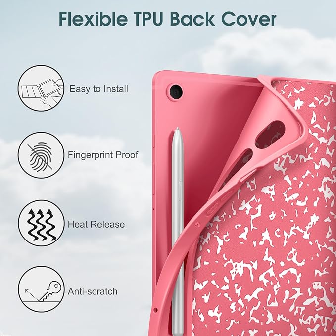 composition book pink