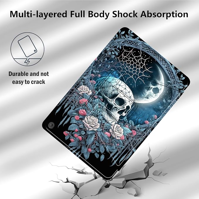 Skull Roses Floral